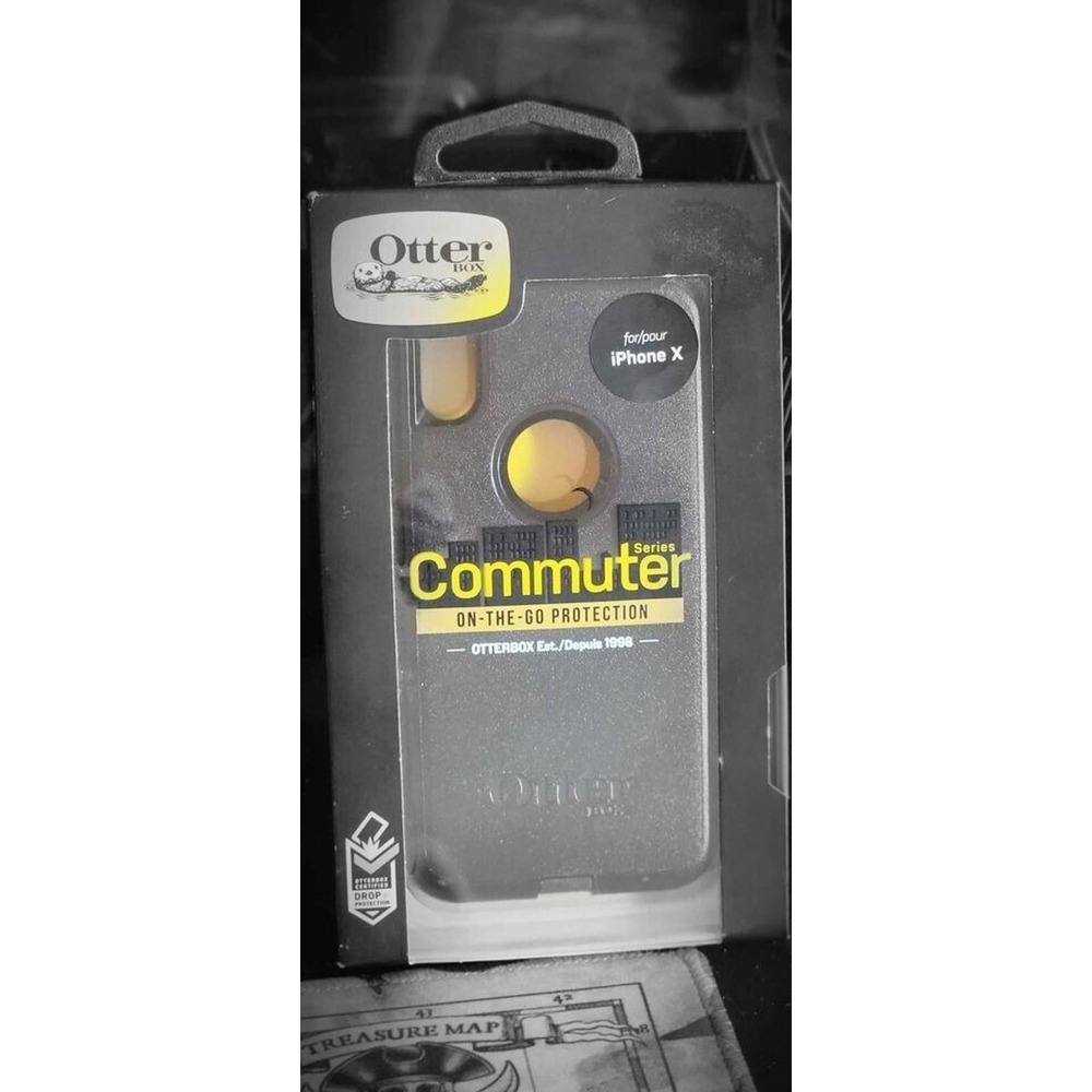 iPhone X Commuter Series Case - BLACK, slim & tough, pocket-friendly